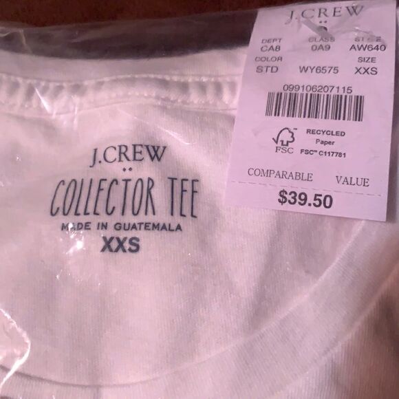 🆕J.Crew Factory Salt Tee Dog Tee XXS - Picture 5 of 6